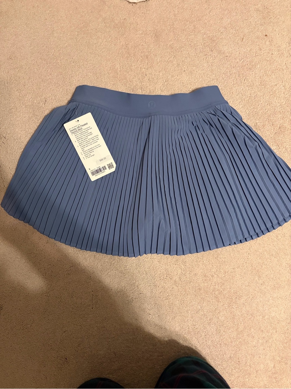 lululemon athletica Pleated Skater Skort in Slate Blue